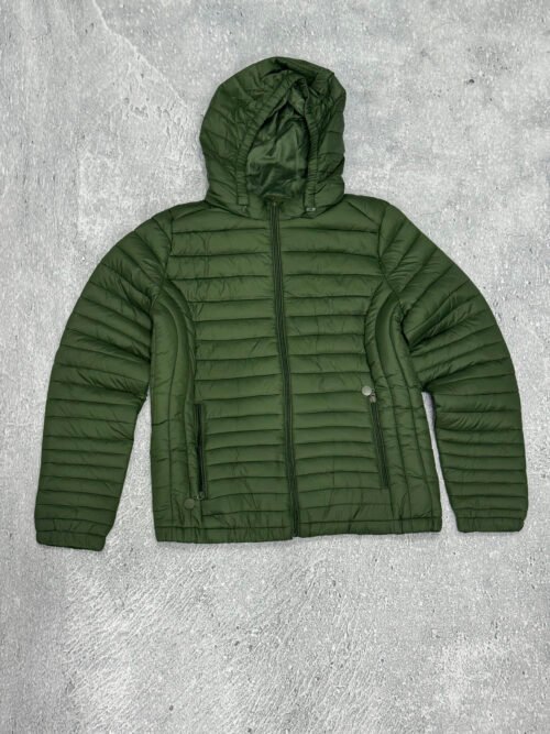 Campera Dama vista lateral polyester elastano